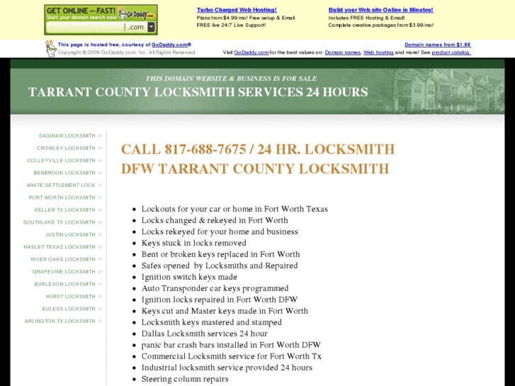 www.tarrantcountylocksmith.com