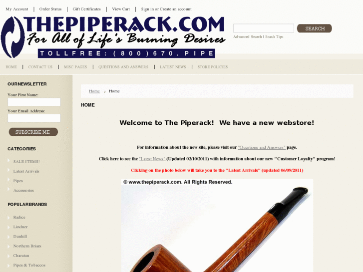 www.thepiperack.com