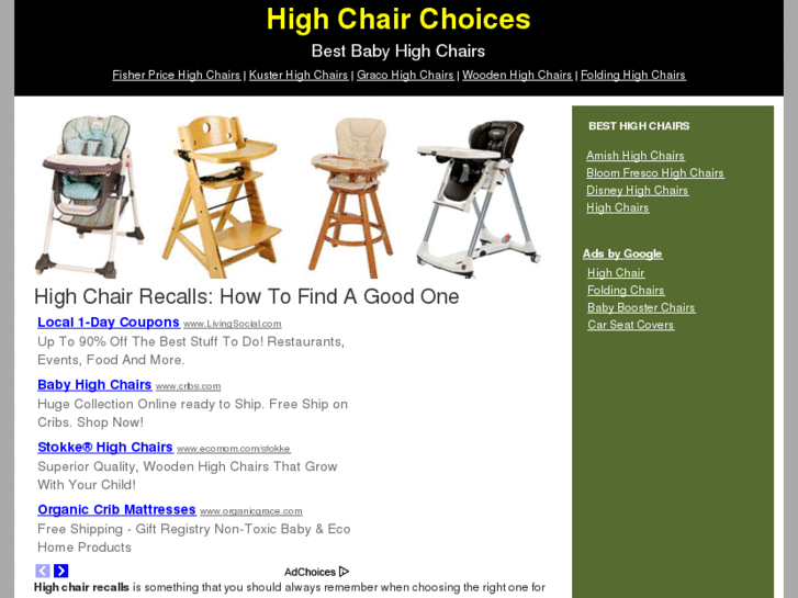 www.highchairchoices.com