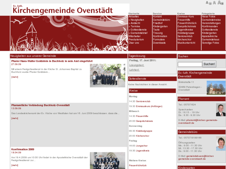 www.kirchengemeinde-ovenstaedt.de