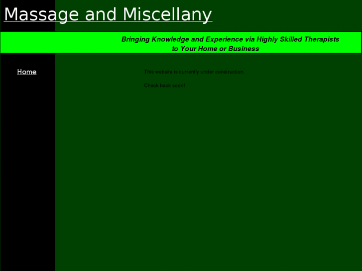 www.massageandmiscellany.com