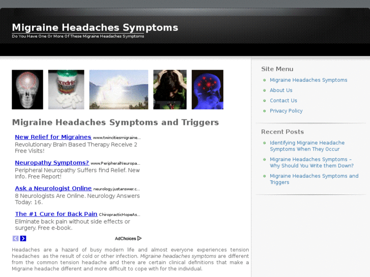 www.migraineheadachessymptoms.com