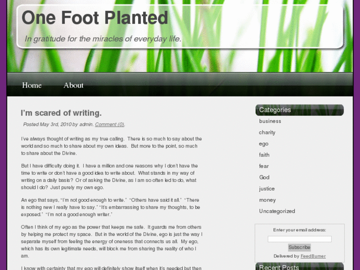 www.onefootplanted.com