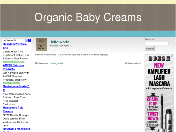 www.organicbabycreams.com