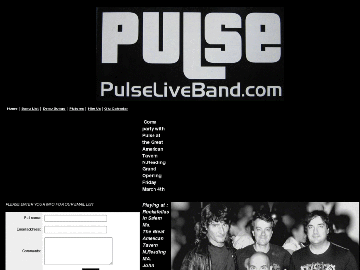 www.pulseliveband.com