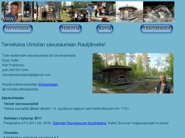 www.uimolansavusauna.com