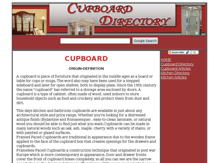 www.cupboardwebs.com