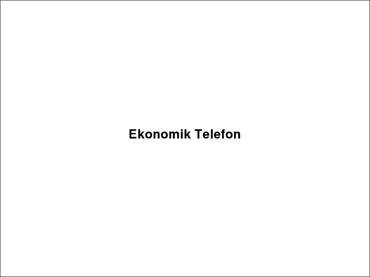 www.ekonomiktelefon.com