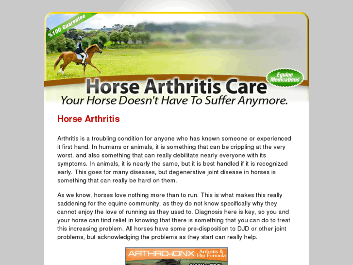 www.horsearthritiscare.com