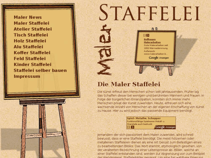 www.malerstaffelei.de