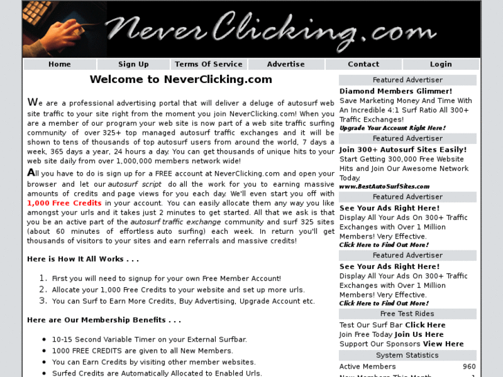 www.neverclicking.com