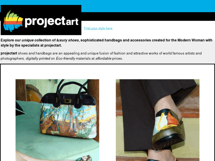 www.projectartshoesandbags.com