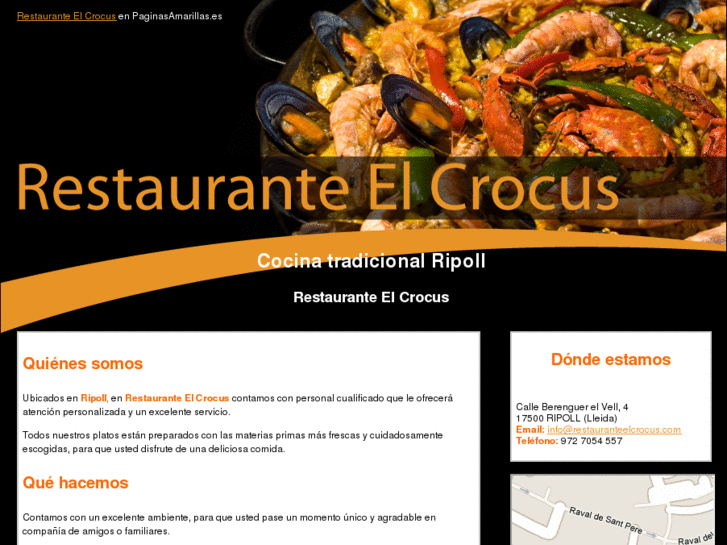 www.restauranteelcrocus.com