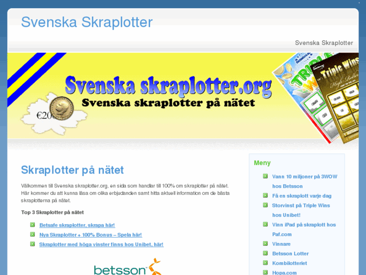 www.svenskaskraplotter.org