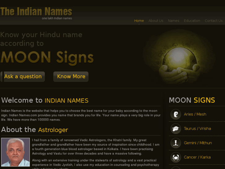 www.theindiannames.com