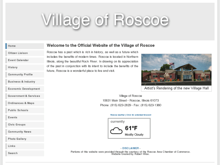 www.villageofroscoe.com