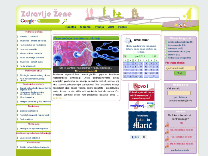 www.zdravljezene.com