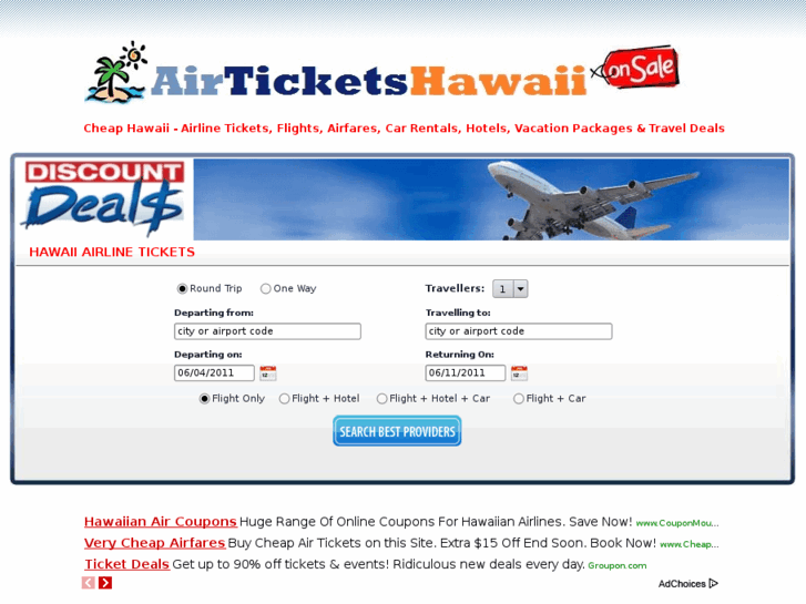 www.airticketshawaii.com