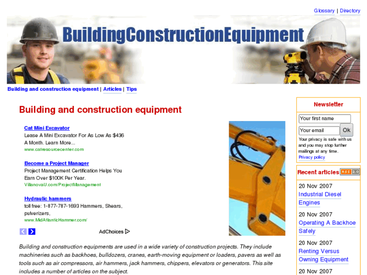 www.buildingconstructionequipment.com