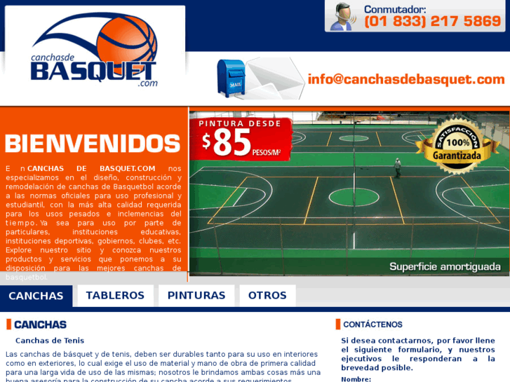 www.canchasdebasquet.com