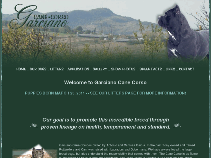 www.garcianocanecorso.com