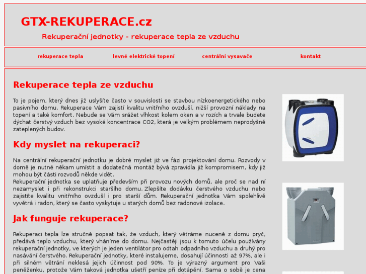 www.gtx-rekuperace.cz