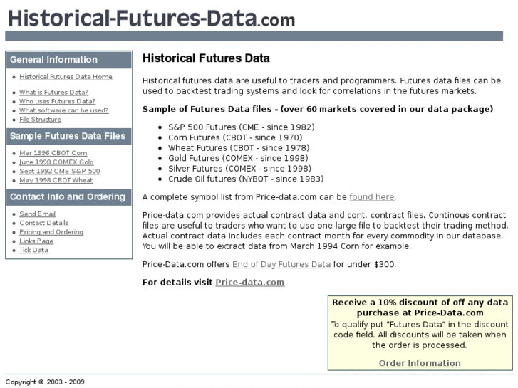 www.historical-futures-data.com