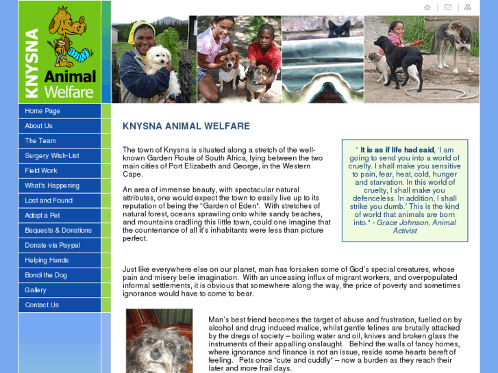 www.knysnaanimalwelfare.co.za