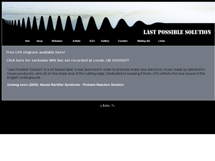 www.lastpossiblesolution.com