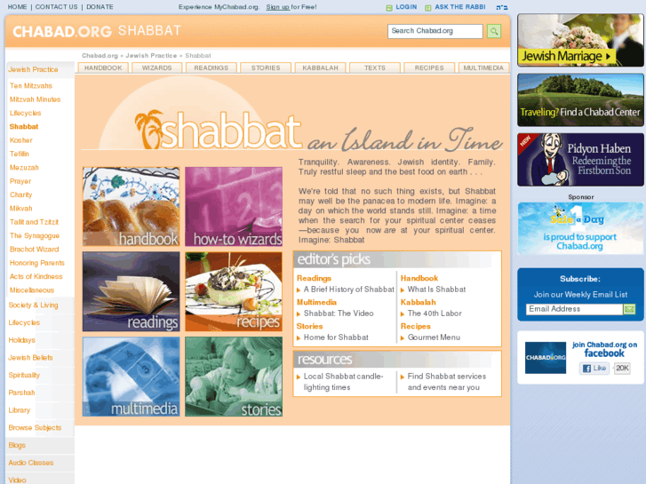 www.shabbat.info