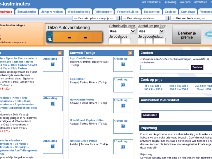 www.alle-lastminutes.nl