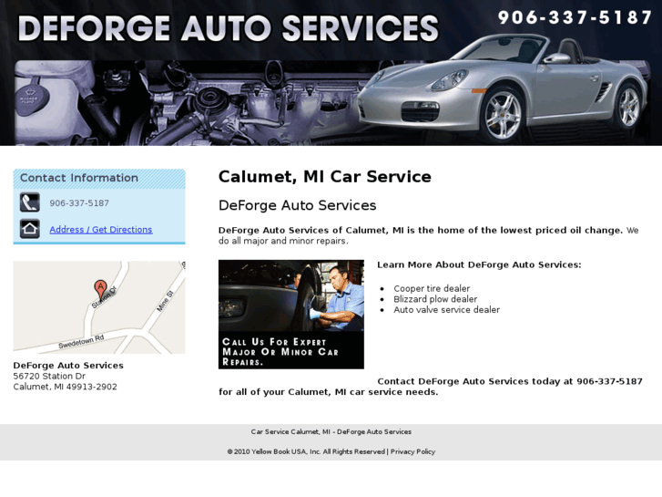 www.deforgeautoservicecalumet.com