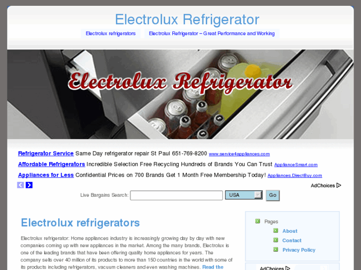 www.electroluxrefrigerator.org