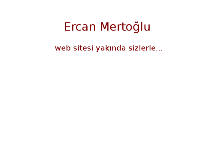 www.ercanmertoglu.com