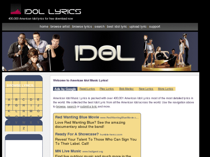 www.idol-lyrics.com