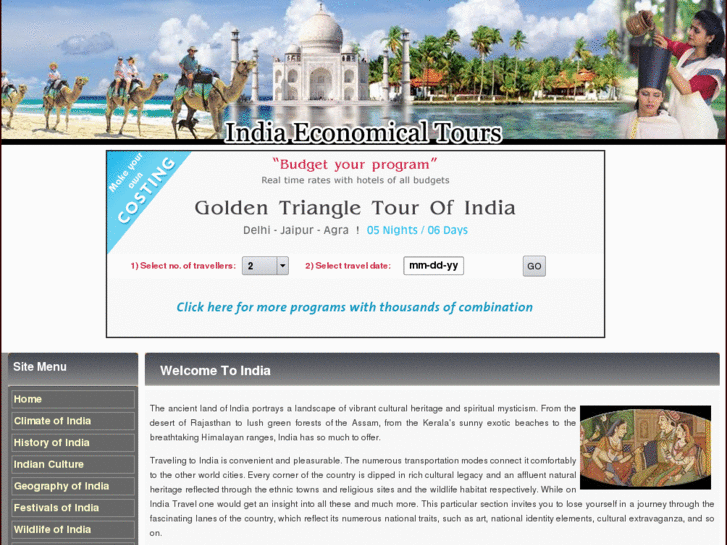 www.india-economical-tours.com