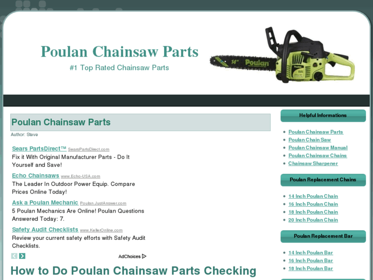 www.poulanchainsawpartsus.com