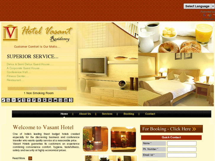 www.vasanthotels.com