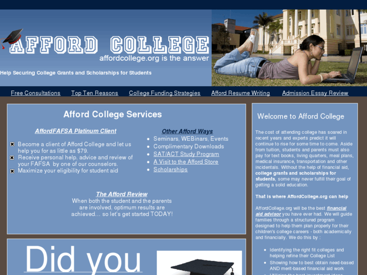 www.affordcollege.org