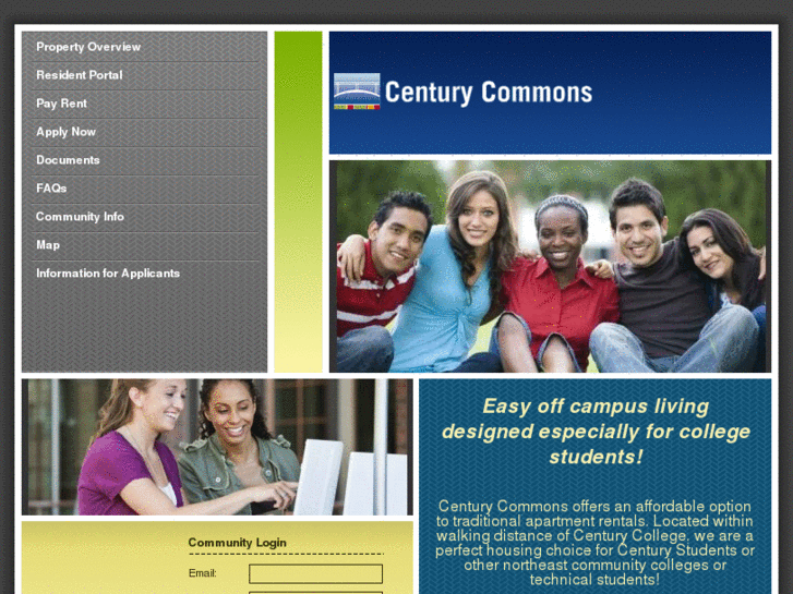 www.centurycollegestudenthousing.com