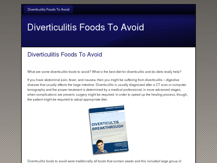 www.diverticulitisfoodstoavoid.net