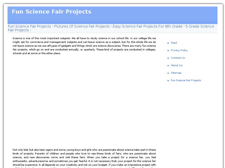 www.funsciencefairprojects.info