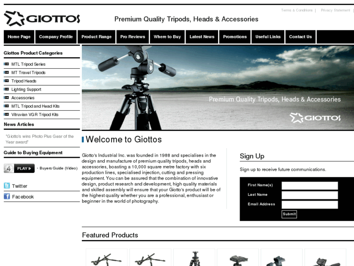 www.giottos-tripods.com