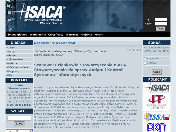 www.isaca.org.pl