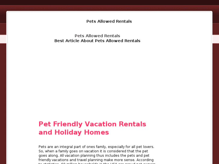 www.petsallowedrentals.com