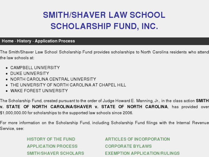 www.smithshaverscholarship.org