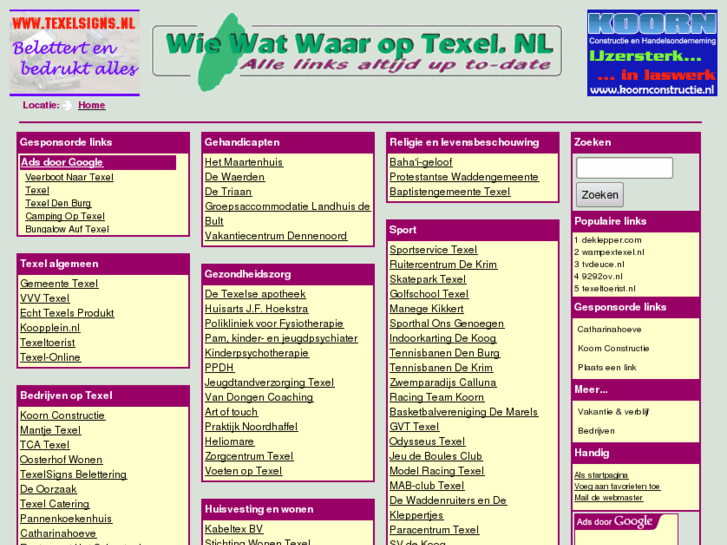 www.wiewatwaaroptexel.nl