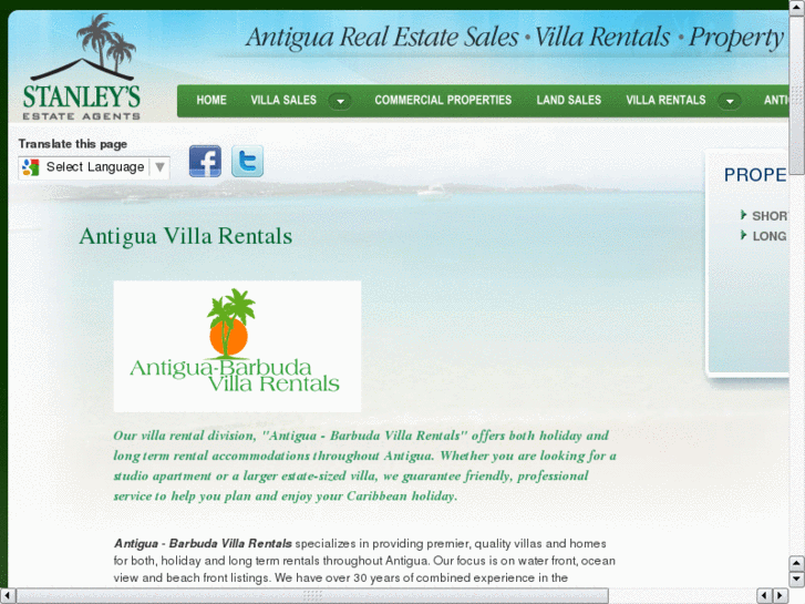 www.antigua-barbudavillarentals.com