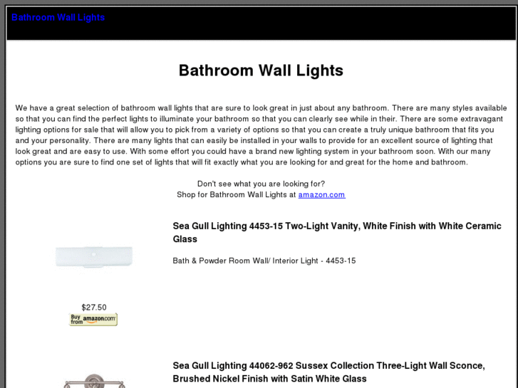 www.bathroomwalllights.com