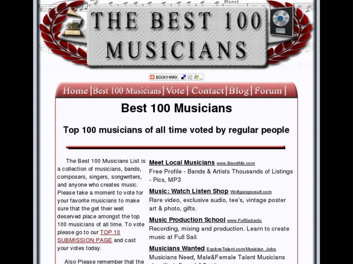 www.best100musicians.com